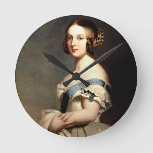 Horloge Ronde Portrait De La Reine Victoria