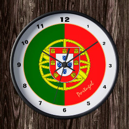 Horloge Ronde Portugais Drapeau & Portugal mode tendance / desig