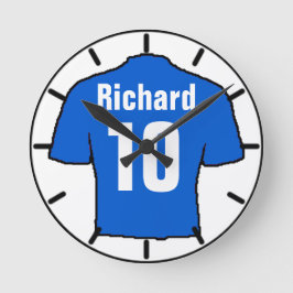 Horloge Ronde Pour le fan de football. Club de football