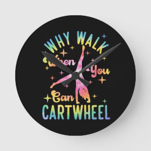 Horloge Ronde Pourquoi Marcher Quand Vous Pouvez Carrousel