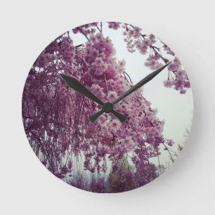 Horloge Ronde Printemps