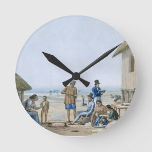 Horloge Ronde Professions domestiques, Agagna, Guam,
