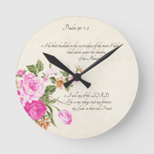 Horloge Ronde Psaume 91:1-2