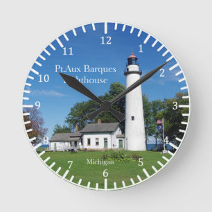 Horloge Ronde Pt Aux Barques Lighthouse clock