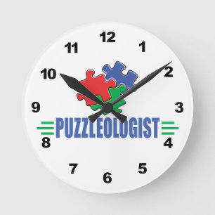Horloge Ronde Puzzle drôle