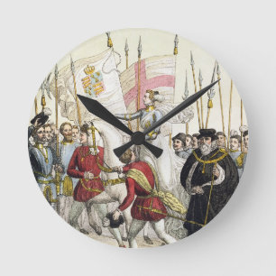 Horloge Ronde Queen Elizabeth I (1530-1603) Rallying the Troops