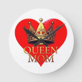 HORLOGE RONDE QUEEN MOM