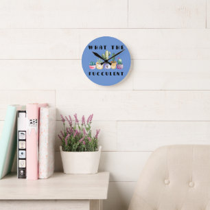 Horloge Ronde Quel Fucculent