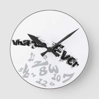 Horloge Ronde Quelqu'horloge murale analogue décorative