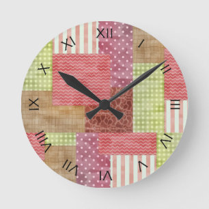 Horloge Ronde Quiltblock
