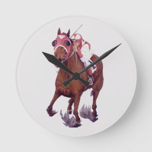 Horloge Ronde Racing Thoroughbred est le cheval gagnant