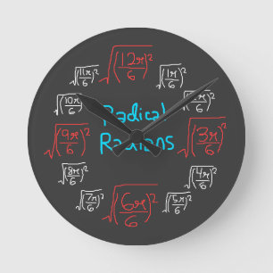 Horloge Ronde Radians radicaux