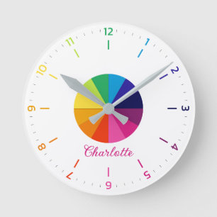 Horloge Ronde Rainbow Early Learning