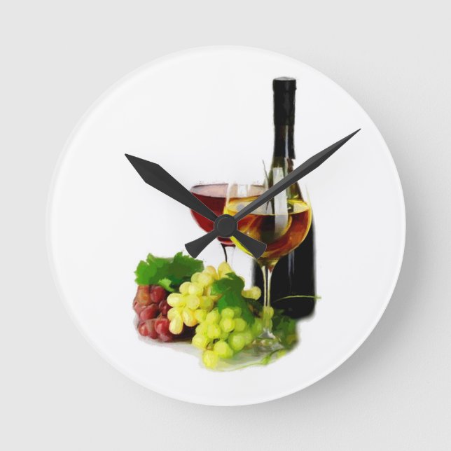 Horloge Ronde Raisins de vin (Recto)
