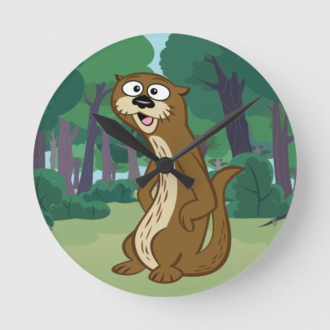 Horloge Ronde Ranger Rick | Reggie Otter (Recto)