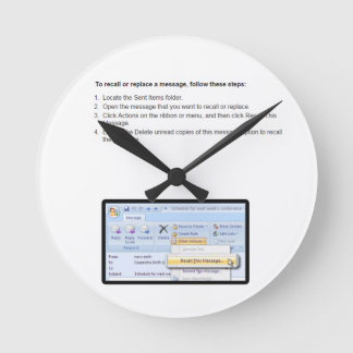 Horloge Ronde rappel