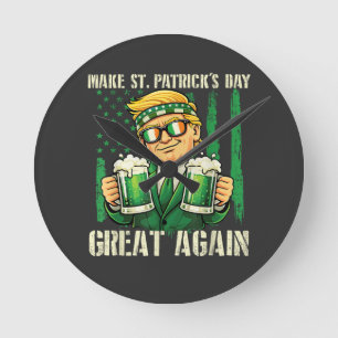 Horloge Ronde Refaire la Saint-Patrick