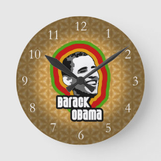 Horloge Ronde Régression de Barack Obama