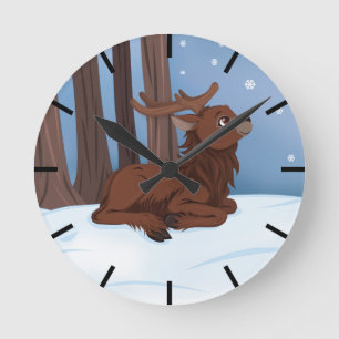 Horloge Ronde Rennes d'hiver