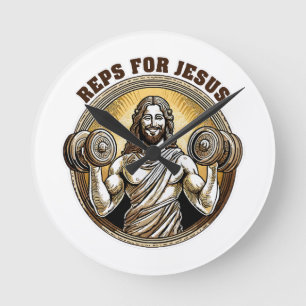 Horloge Ronde Reps pour Jésus