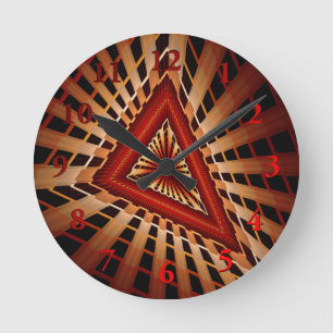 Horloge Ronde Réseau d'Imaginaires 3D Conception graphique fract