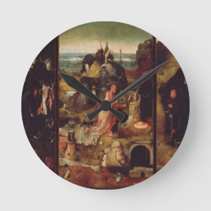 Horloge Ronde Retable des ermites (huile sur le panneau)