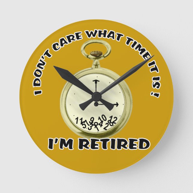 Horloge Ronde Retired watch Wall Clock (Recto)
