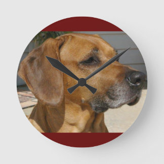 Horloge Ronde RHODESIAN RIDGEBACK Chien race Animal de compagnie