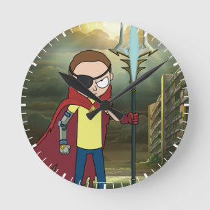 Horloge Ronde RICK ET MORTY™  Morty du mal
