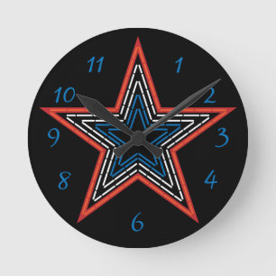 Horloge Ronde Roanoke Virginia Pride Mill Mountain Star