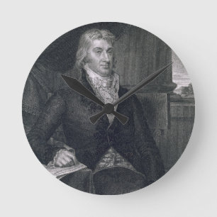 Horloge Ronde Robert R. Livingston, gravé par E. le Mackenzie