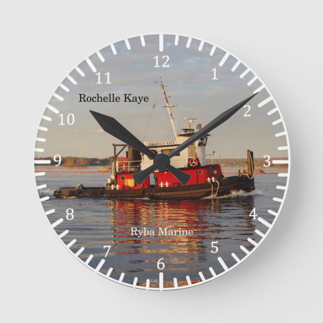 Horloge Ronde Rochelle Kaye clock (Recto)