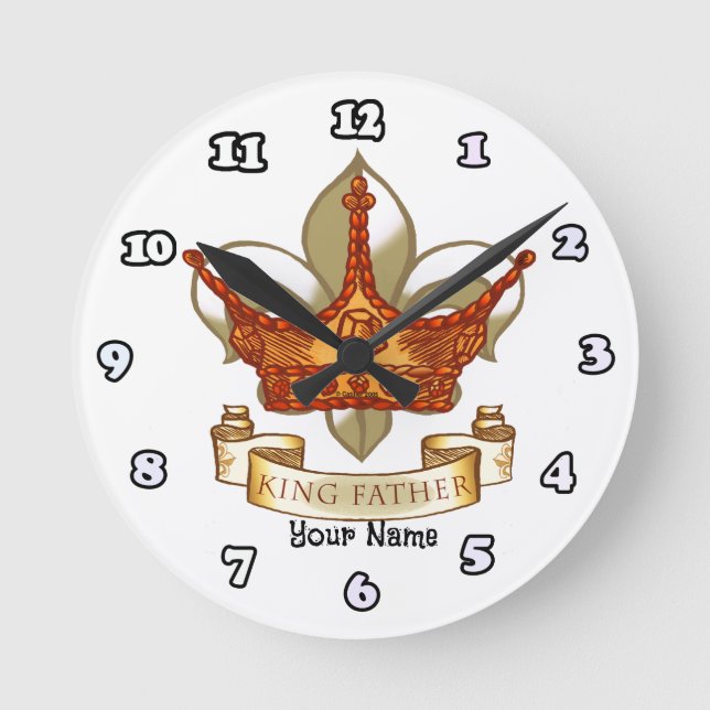 Horloge Ronde Roi père (Recto)