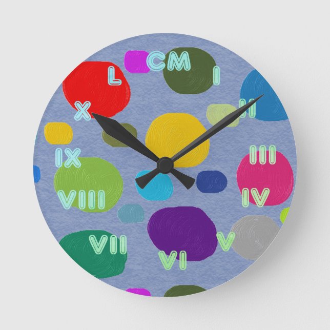 HORLOGE RONDE ROMANOS NUMEROS RELOJ (Recto)