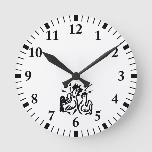 Horloge Ronde Rooster (Recto)