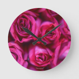 Horloge Ronde Rose