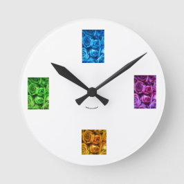 Horloge Ronde Rose