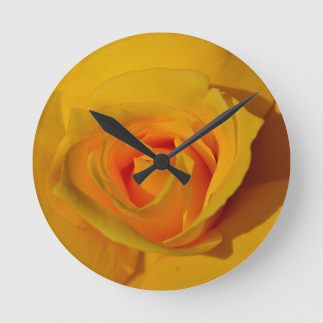 Horloge Ronde Rose jaune (Recto)