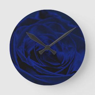 Horloge Ronde Rose Velvet bleu.jpg