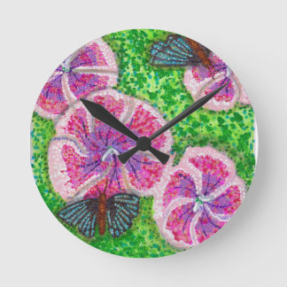 Horloge Ronde Roue à broche jolie