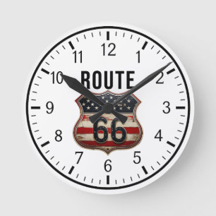 Horloge Ronde ROUTE 66 Designer 1
