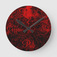 Ruby red black stylish floral vibrant élégant