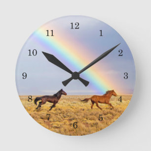 Horloge Ronde Running and Rainbow