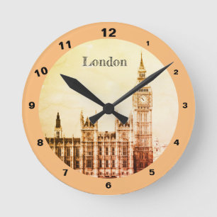 Horloge Ronde Russe Big Ben Clock & London - Westminster