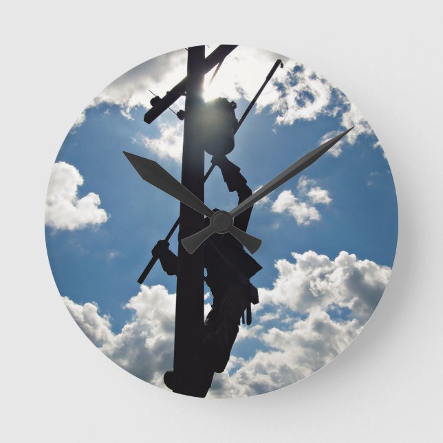 Horloge Ronde Rusty the Lineman (Recto)