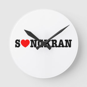 Horloge Ronde S❤NGKRAN ~ Heart (Love) Songkran