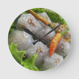 Horloge Ronde Sago thaïlandais au chili ... Thaïlande Street Foo