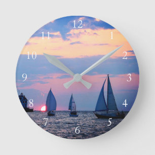 Horloge Ronde Sail into