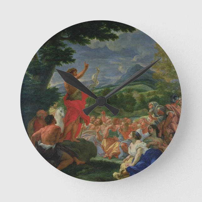 Horloge Ronde Saint-Jean-le-Baptiste-Preaching, painted before 1 (Recto)