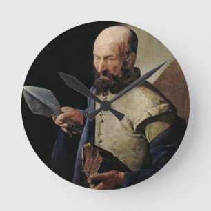 Horloge Ronde Saint Thomas (huile sur la toile)
